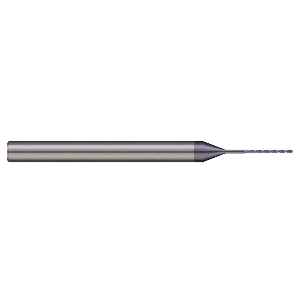 Micro Drill Bits, Drill Bit Size (Wire): #102 , Drill Bit Size (mm): 2.50 , Drill Bit Size (Decimal Inch): 0.0980 , Tool Material: Solid Carbide  MPN:DR01-0980X