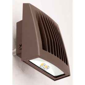 Hubbell SG1-20-PCU LED Low Profile Wall Pack w/ Photocontrol 21W 2200L 5000K Dark Bronze DLC SG120PCU