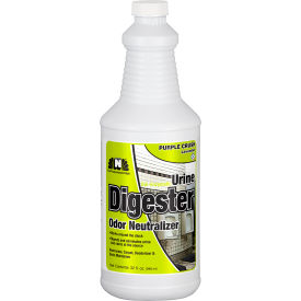Nilodor Urine Digester with Odor Neutralizer Lavender Purple Crush Quart Bottle 12 Bottles/Case 32PCZYM