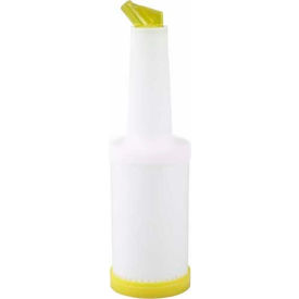 Winco PPB-2Y Pour W/Yellow Spout & Lid 2 Qt. PPB-2Y - Pkg Qty 12
