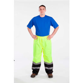 Utility Pro™ Hi-Vis Nylon Pants W/Elastic Waist ANSI Class E 30