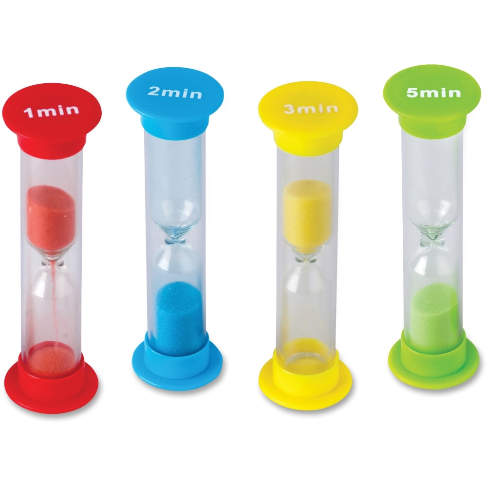 Teacher Created Resources Small Sand Timers Set - Skill Learning: Timing - 4 Pieces - 4 / Pack MPN:20663