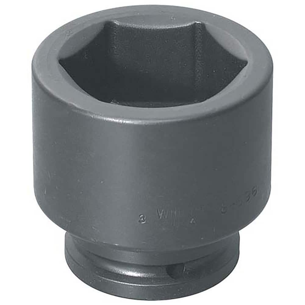 Impact Sockets, Socket Size (Decimal Inch): 3.2500 , Number Of Points: 6 , Drive Style: Square , Insulated: No , Non-sparking: No  MPN:JHW8-6104