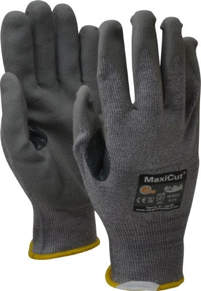 Cut, Puncture & Abrasive-Resistant Gloves: Size XL, ANSI Cut A4, ANSI Puncture 3, Nitrile, Dyneema MPN:19-D470/XL