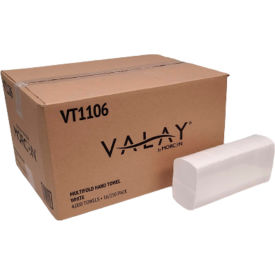 Morcon Tissue Valay Multi-Fold Towels 1-Ply 9.05 x 9.25 White 250/Pack 16 Packs/Carton VT1106