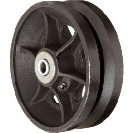 RWM Casters V-Groove Iron Wheel With Roller Bearing For 1/2