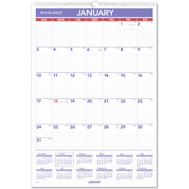 AT-A-GLANCE® Erasable Wall Calendar 15.5 x 22.75 White Sheets 12-Month (Jan to Dec) 2026 PMLM0328