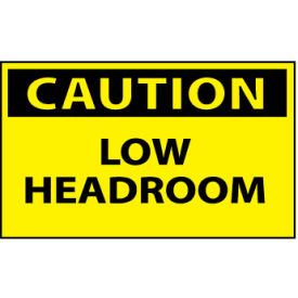 Machine Labels - Caution Low Headroom C43AP