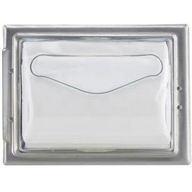In-Counter Napkin Disp. 19-5/8h x 7w x 5-1/2dClear FaceStainless BodyFullfold H2001CLSS