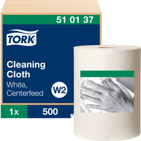 Tork® Cleaning Cloth 12.6 x 10 White 500 Wipes/Carton 510137