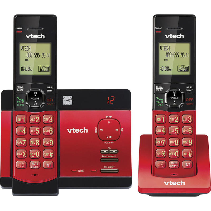 VTech CS5129-26 DECT 6.0 Expandable Cordless Phone With Digital Answering System MPN:80-0197-02