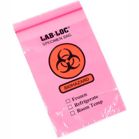 Reclosable 3-Wall Specimen Transfer Bag (Biohazard) 6
