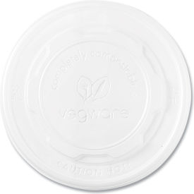 Vegware™ Flat Hot Lids Fits 115-Series Soup Containers White 500/Carton VLID115S