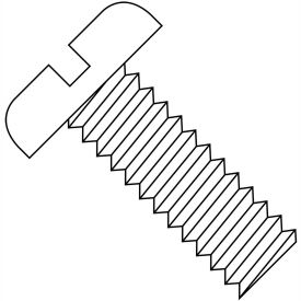 1/4-20 x 3/4 Slotted Pan Machine Screw - Full Thread - Nylon - Pkg of 2500 1412MSPN