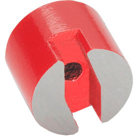 J.W. Winco 60-AN-13 Button-Type Magnet w/ Thru Hole - .51