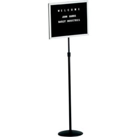 Aarco Single Pedestal Letter Board - 18