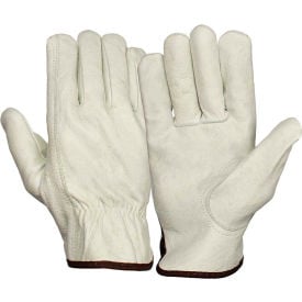 Value Cow Leather Driver Gloves with Keystone Thumb Size Small GL2001KS - Pkg Qty 12