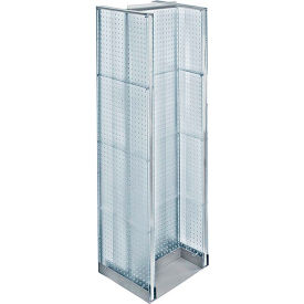 Global Approved 700430-CLR H-Shaped Pegboard Display 16