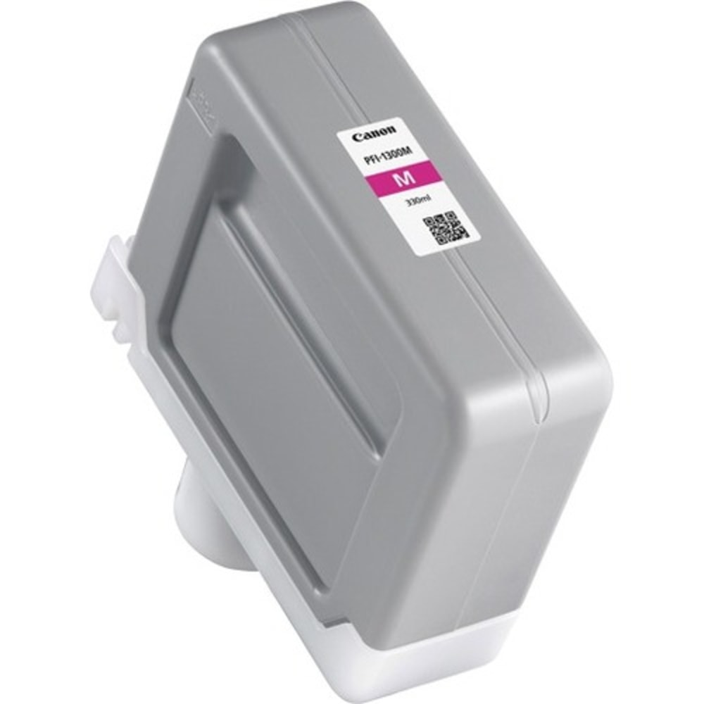 Canon PFI-1300 M - 330 ml - magenta - original - ink tank - for imagePROGRAF PRO-2000, PRO-2100, PRO-4000, PRO-4100, PRO-6000, PRO-6100 MPN:0813C001