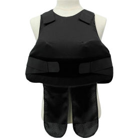 EDI-USA Female Ballistic Bullet Resistant Vest Level III-A Foam L Black E-FBV01-L