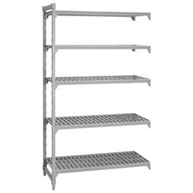 Camshelving® Premium Add-On Unit - 5 Vented Shelves 18x48x72 CPA184872V5480