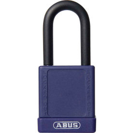 ABUS 74/40 Keyed Differently Lockout Padlock 1-1/2-Inch Non-Conductive Shackle Purple 06761 06761 - Pkg Qty 8