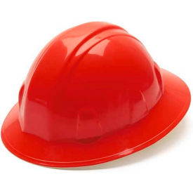 Red Full Brim Style 6 Point Ratchet Suspension HP26120 - Pkg Qty 12