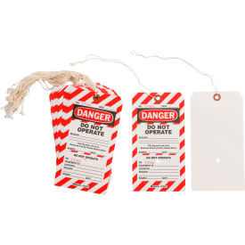 Brady® CLT4 Lockout Tag- Danger Do Not Operate Cardstock 4