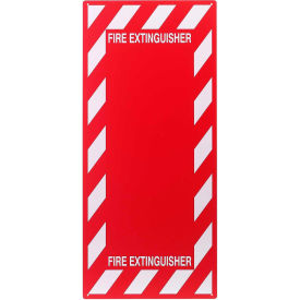 Brady® FEBACK Fire Extinguisher Backplate Polystyrene 13