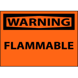 Machine Labels - Warning Flammable W448AP