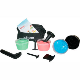 Puttycise® TheraPutty® Set 5 Tools 4 x 1 lb. Putties Hard (Red Green Blue Black) 10-2836