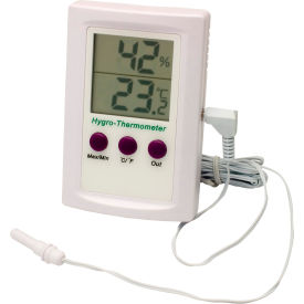 H-B DURAC Dual Zone Electronic Thermometer-Hygrometer 0/50C (32/122F) and -50/70C (-58/158F) Ranges 615060100