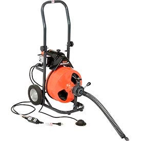 General Wire P-XP-B Mini-Rooter XP Drain/Sewer Cleaning Machine W/ 75' x 3/8