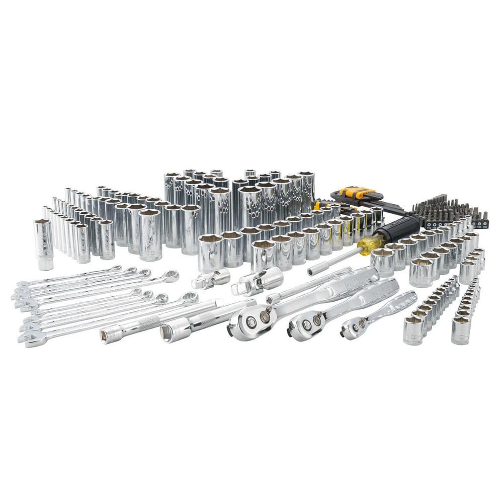 Combination Hand Tool Sets, Set Type: Mechanics Tool Set , Number Of Pieces: 226 , Measurement Type: Inch & Metric , Drive Size: 1/4, 3/8, 1/2  MPN:DWMT45226H