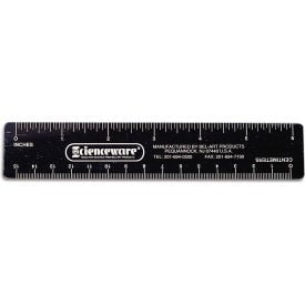 Bel-Art Fluorescent Ruler Metric/English Scale 15cm 6 133550001