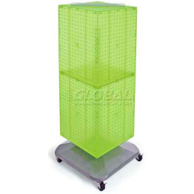 Global Approved 701436-GRE 4-Sided Interlocking Pegboard Floor Display 14