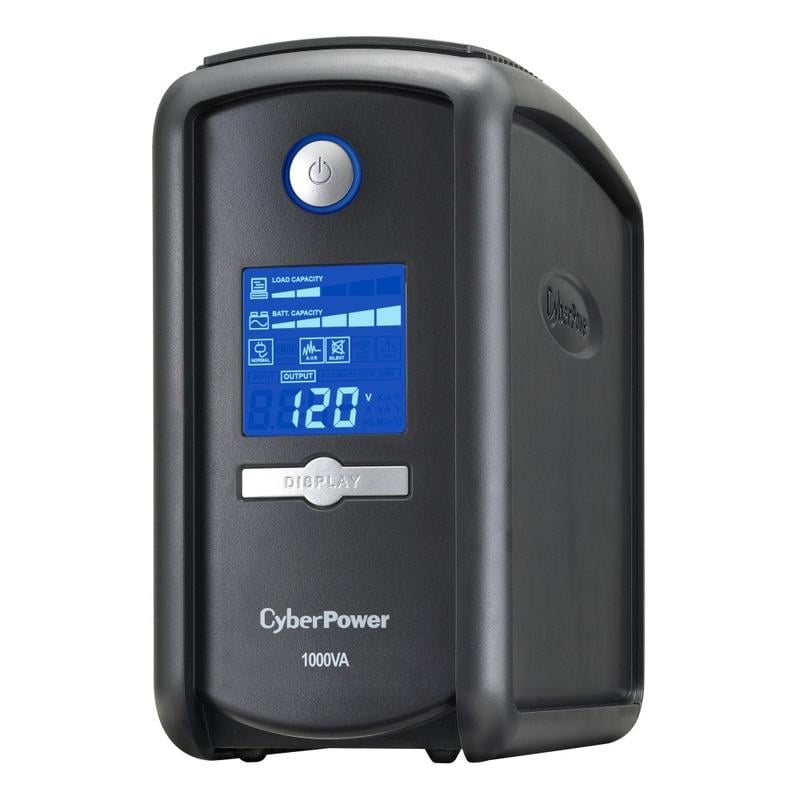 CyberPower Uninterruptible 600-Watt 9-Outlet Power Supply, CP1000AVRLCD MPN:CP1000AVRLCD