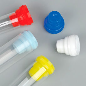 Cap Plug Multi-Fit for most 10mm 12mm 13mm and 16mm Tubes Light Blue 1000/Pack 5529