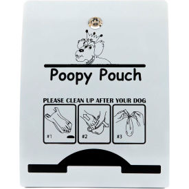 Poopy Pouch Express Pet Waste Bag Dispenser for Rolled Bags Metallic PP-EXP-METALLIC
