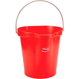 Vikan 56864 3 Gallon Bucket Red 56864