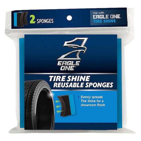 Tire Swipe, Black/Yellow, Foam Pad, PK2 MPN:E15010602