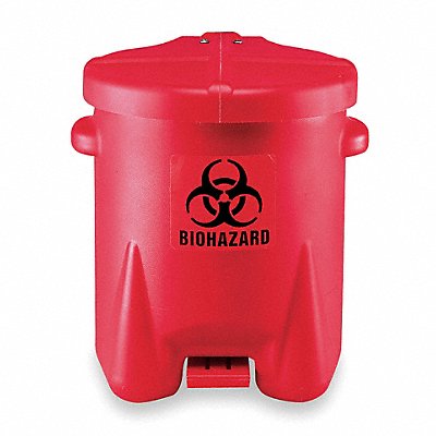 Biohazard Step On Waste Container 6 gal. MPN:943BIO