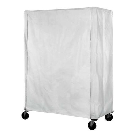 Cart Cover, 72x24x74, White, Nylon MPN:CVC-74-2472