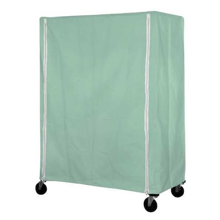 Cart Cover, 36x24x86, Green, Nylon, Zipper MPN:CZC-86-2436-LG
