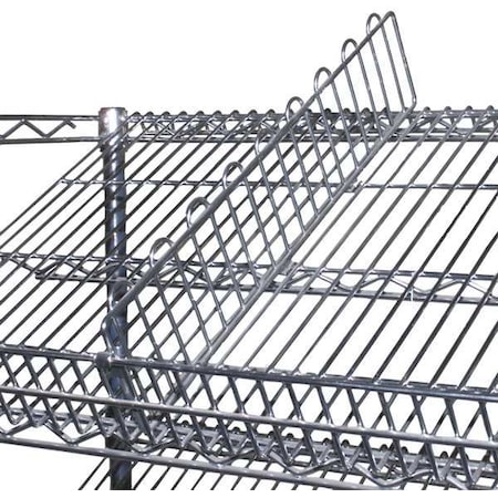 Shelf Divider, 1/32inx4 1/2inx18in, Steel MPN:M18Z