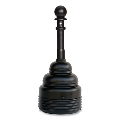Safesmoker Receptacle Poly w/Metal Bucket-Black MPN:1208BLACK