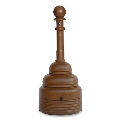 Safesmoker Receptacle Poly w/Metal Bucket-Brown MPN:1208BROWN