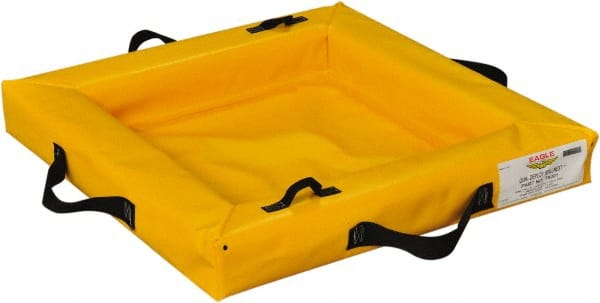 Collapsible Pallets, Drum Configuration: None , Spill Capacity: 20.0gal-(US) , Material: Fabric , Material: PVC Coated Fabric , Overall Length: 2.0ft  MPN:T8003