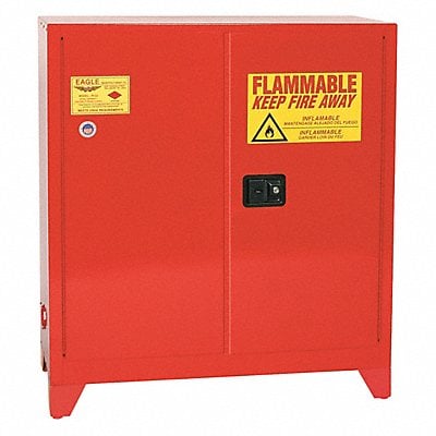 Flammable Liquid Safety Cabinet Red MPN:PI32XLEGS