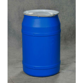 Eagle Blue Plastic Lab Pack Drum 1656MBBG with Metal Lever Lock & Bung Lid - Straight Sided - 55 Gal 1656MBBG